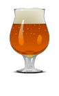 Tulip Beer Glass