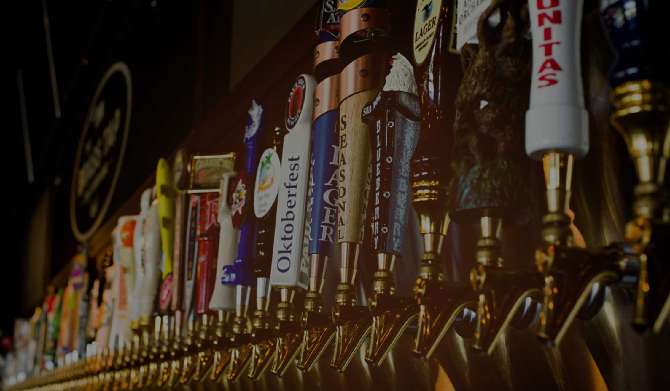 We offer a huge selection of craft beers