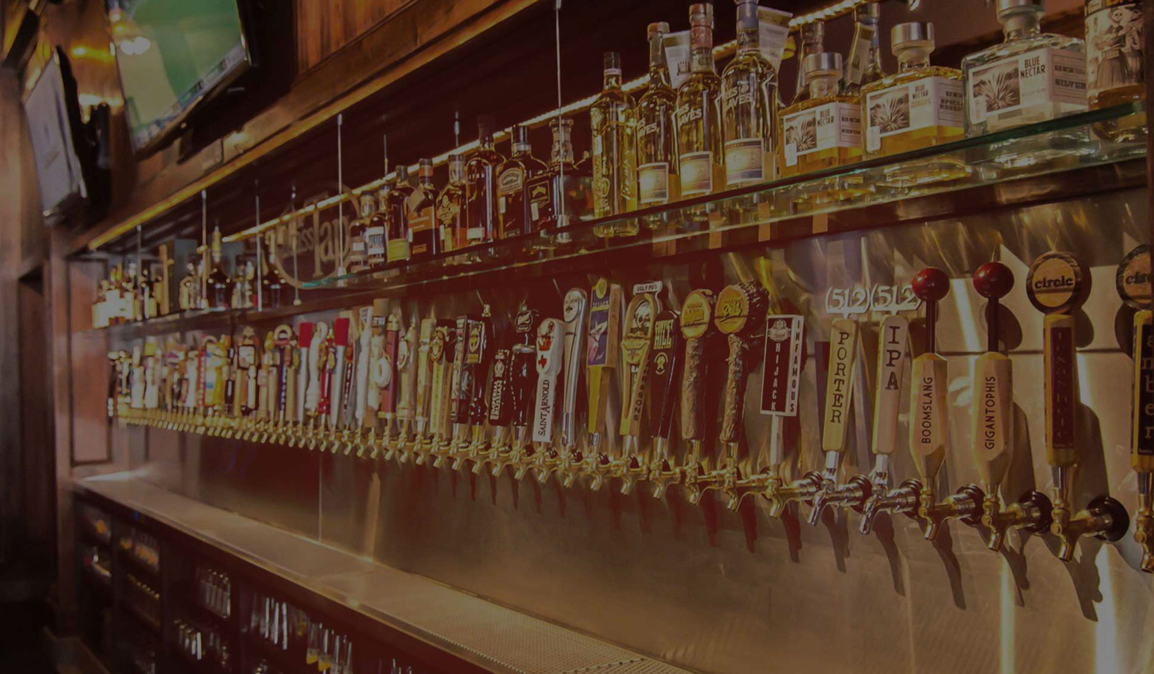 Hundreds of taps, including specialty and local beers
